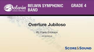 Overture Jubiloso by Frank Erickson – Score amp Sound [upl. by Inalaek646]