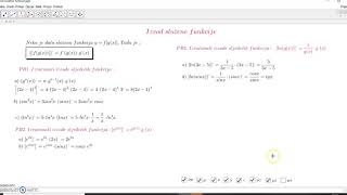 Izvod složene funkcije matematika za studente i učenika 4 razreda [upl. by Ariek]