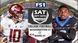 25 Boise State vs Washington State PREVIEW AND PREDICTIONSKEYS TO GAME Playoffs on the line [upl. by Eniamej]