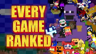 Ranking Every FNaF Game based on their 8bit minigames [upl. by Obbard]