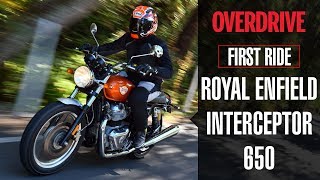 Royal Enfield Interceptor 650 Quick Ride Review  OVERDRIVE [upl. by Verbenia771]