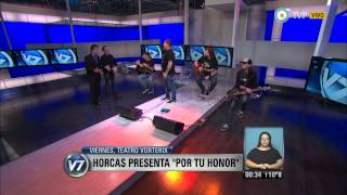 Horcas  02072015 VisionSiete  Buenos Aires Argentina Acustico TV Publica [upl. by Yrac]