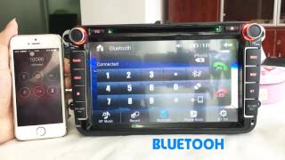 Erisin ES9711V 8quot Car DVD GPS 3G DVBT2 System [upl. by Gorges]