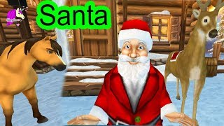 Helping Santa  Christmas Town Star Stable Horses Game Lets Play with Honey Hearts Video [upl. by Fonz]