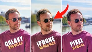 iPhone 16 Pro vs Galaxy S24 Ultra vs Pixel 9 Pro  CAMERA COMPARISON [upl. by Sisile]