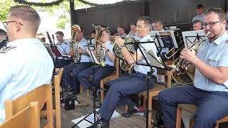 Helenenmarsch  Luftwaffenmusikkorps Erfurt  Kronacher Freischießen 2024 [upl. by Osbourn]