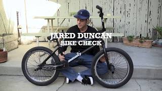 JARED DUNCAN  Sunday Bikes  Bike Check  BMX [upl. by Ahilam]