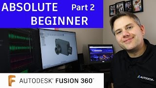 Fusion 360 Tutorial for Absolute Beginners— Part 2 [upl. by Arbma]