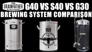 Grainfather G40 Vs S40 Vs G30 Comparison For Homebrewers [upl. by Mallory604]