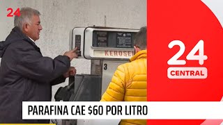 Buena noticia Parafina baja 60 por litro  24 Horas TVN Chile [upl. by Frodina]