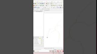 Qgis Dibujar línea paralela con Digitalización Avanzada tutorial digitalizacion qgistutorial [upl. by Kaila]