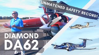 What Makes the DA62 the SAFEST TwinEngine Aircraft  DIAMOND AIRCRAFT SAFETY SPECS [upl. by Leanora]