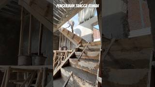 Pembuatan pengecoran tangga rumah short cortangga [upl. by Ahsieken43]