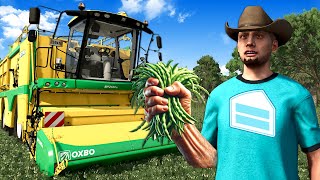 BAD FARMERS GROW GREEN BEANS Farming Simulator 25 [upl. by Rebmac]