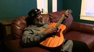 Big Ron Hunter demos Taylor GS Mini Mahogany Review The Worlds Happiest Bluesman [upl. by Nannerb]