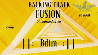 Backing Track Fusion in Bdim Vamp [upl. by Debo]