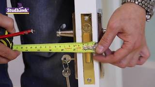 How to install a Mortise Mortice Lock and handles [upl. by Berl]