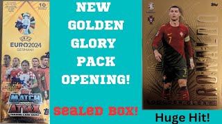 NEW TOPPS EURO 2024 MATCH GOLDEN GLORY BOX OPENING 10 PREMIUM PACKS [upl. by Shantha]