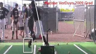 Matisse VerDuyn fast 101 mph bat speed Baseball Recruiting 2009 [upl. by Derinna299]