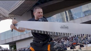 Highlights of the 2024 STIHL TIMBERSPORTSR World Trophy in Milan Italy [upl. by Eiramllij]