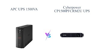 APC UPS 1500VA vs CyberPower CP1500PFCRM2U 🥇 Comparison [upl. by Cowan]