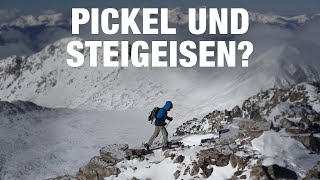 Wann sollte ich Pickel und Steigeisen einpacken  Leichte Bergtouren im Frühling [upl. by Itnava305]