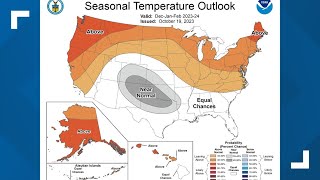 NOAA 20232024 Winter Outlook  What to expect in the northeast [upl. by Eggleston464]