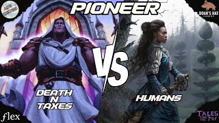 Mono White Humans VS Selesnya Death and Taxes MTG Pioneer [upl. by Engelbert]