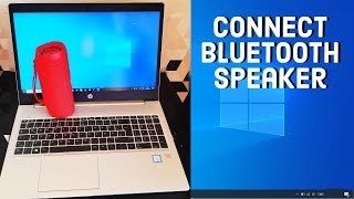 How to Connect Bluetooth Speaker to Laptop [upl. by Smaj]