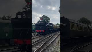 7714 arriving into Bridgnorth britishrailways railway train shorts [upl. by Aztiram]