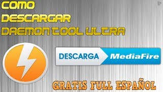 Como descargar Daemon Tools Ultra FullEspañolMediafire [upl. by Ayatal]