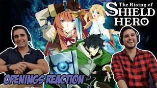 THE RISING OF THE SHIELD HERO Openings 12 REACTION  Brothers Reaction [upl. by Ylehsa640]