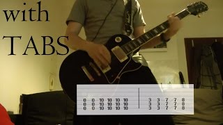 Three Days Grace  Animal I have become Guitar Cover with Tabs [upl. by Farica]