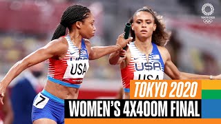 🏃‍♀️ Womens 4x400m Final  Tokyo Replays [upl. by Aryhs]