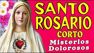 SANTO ROSARIO Corto🌷hoy martes 22 de octubre PAZ✨ALEGRIA🌹Misterios Dolorosos🙏Pide a la Virgen María [upl. by Naylor]