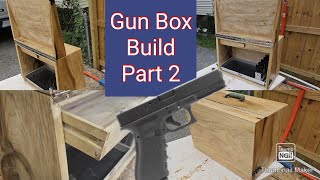 Competition Pistol Box Pachmayr Part 2 howto woodworking diy [upl. by Atnuahsal]