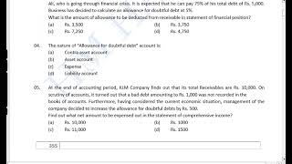 ITA PRC04 l CH05 l BAD amp DOUBTFUL DEBTS l LECTURE04 [upl. by Lizzy]