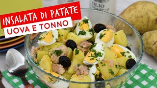 Insalata di patate uova e tonno ricetta veloce e facile [upl. by Ethban]