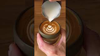 World best tulip 🌷 latte art youtube latteeart coffeeart coffee coffeedecoration barista [upl. by Akalam]