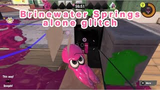 Splatoon 3 Brinewater Springs tower control Glitch glitches you can do alone [upl. by Nireves282]