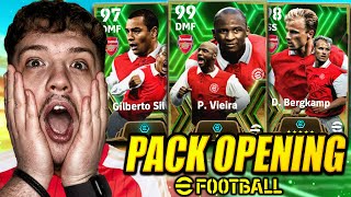 THE LUCKIEST Arsenal Invincible eFootball 2024 Pack Opening [upl. by Delaney564]