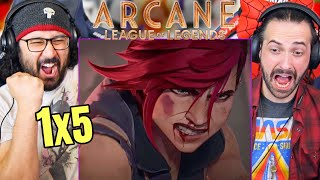 ARCANE 1x5 REACTION Episode 5 quotEverybody Wants to Be My Enemyquot  League Of Legends  Netflix [upl. by Hannavahs]