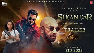 SIKANDAR  Trailer  Salman Khan  Rashmika Mandanna  Sathyaraj  AR Murugadoss  EID 2025 [upl. by Kyne]