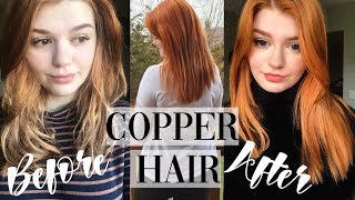 How To Dye Your Hair COPPER with Henna My Henna Recipe [upl. by Alegnat966]