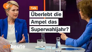 Viel Krise wenig Vertrauen  sinkende Umfragen für die SPD  maybrit illner vom 04042024 [upl. by Ejroj495]