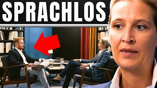 Sogar der Moderator ist sprachlos was Alice Weidel erlebt hat [upl. by Punke]