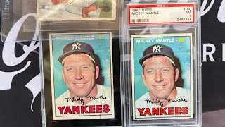 Picked up a Rare 1967 Mickey Mantle card [upl. by Annawak207]