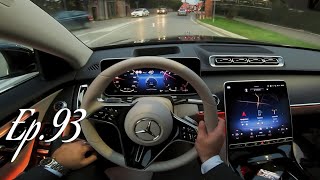 GoPro  W223 Mercedes SClass S350d  POV Driving  Ep93 [upl. by Aryan]