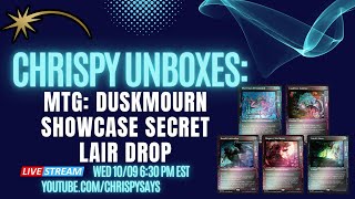 Chrispy Unboxes MTG Duskmourn Showcase Secret Lair Drop [upl. by Gereron]