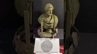 NerdExchange Antonious pius bust amp DNGRMETALS laurel crown silver ancientcoins silverart [upl. by Laurent]